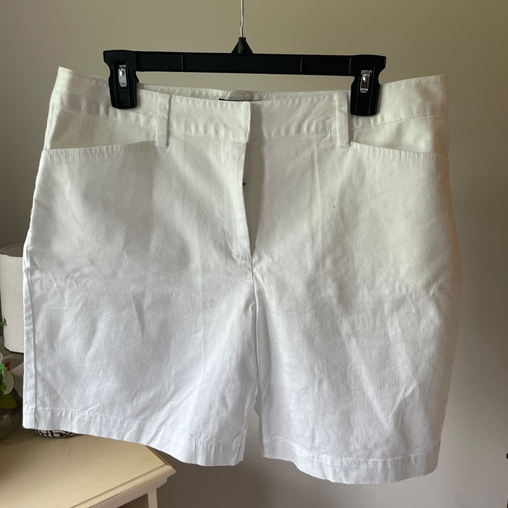 Lands' End Women's White Shorts